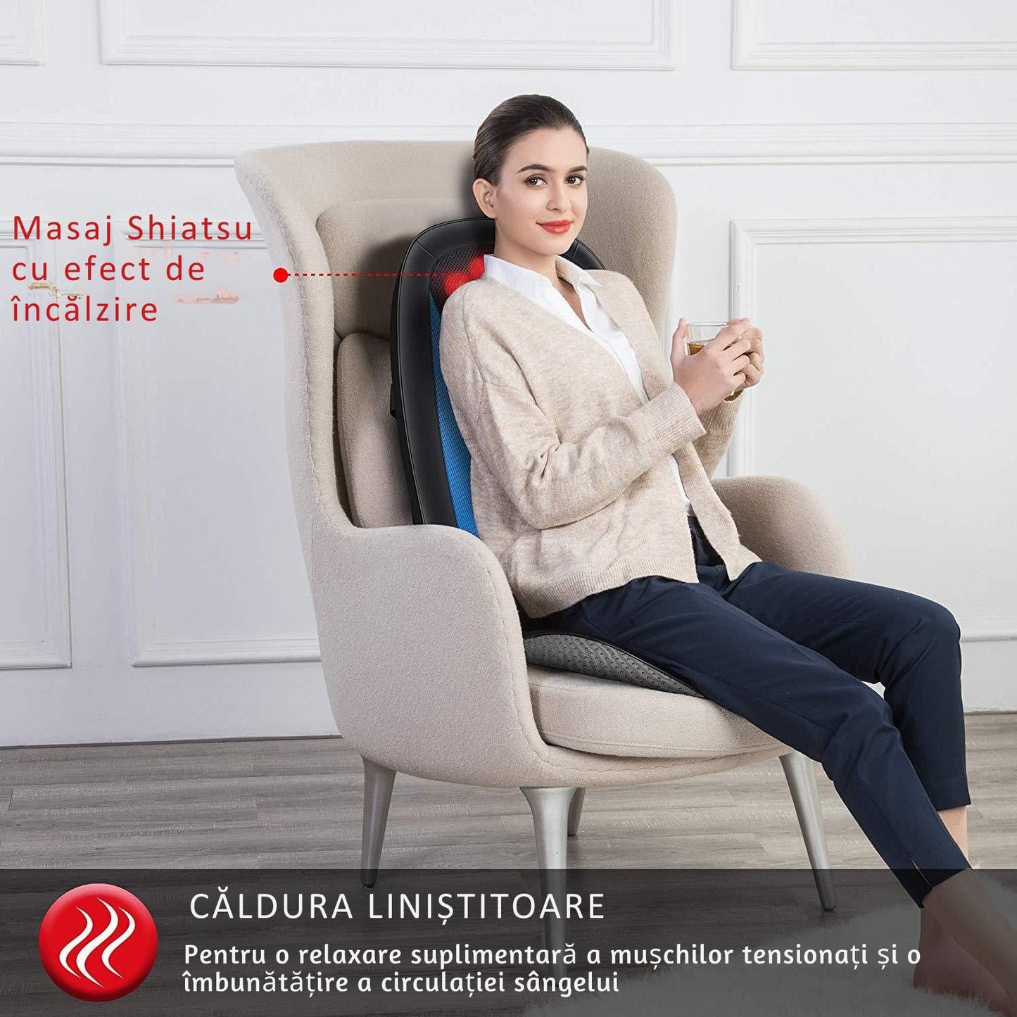 RelaxPro Masaj Shiatsu Portabil