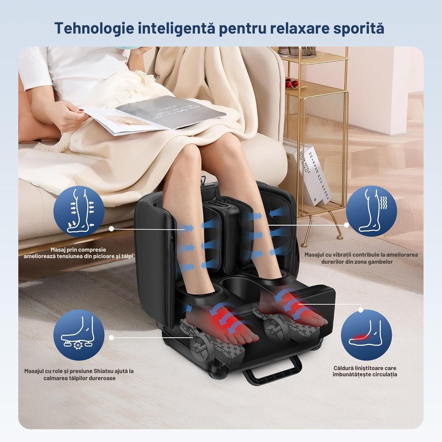 RelaxMax Masaj Picioare și Gambe